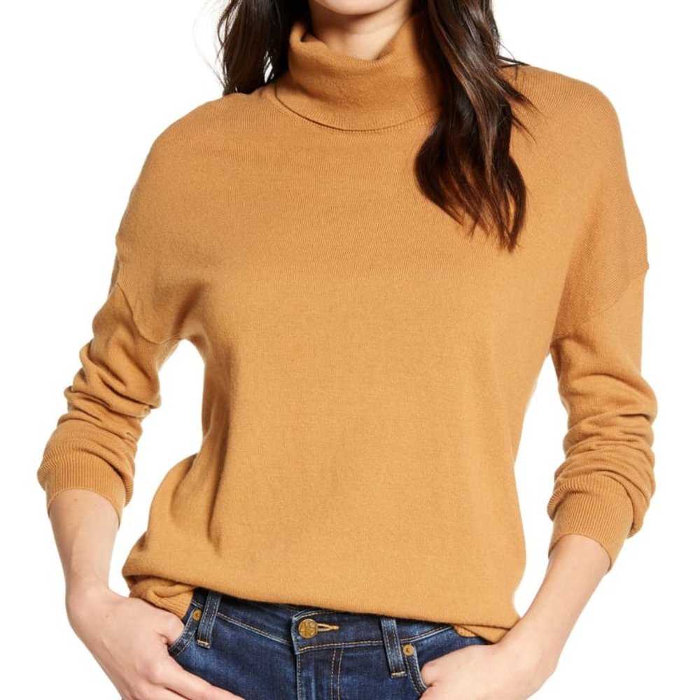 Cheslea28 Turtleneck Sweater Tan Dale